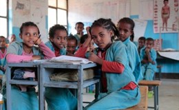Eine Schule in Äthiiopien